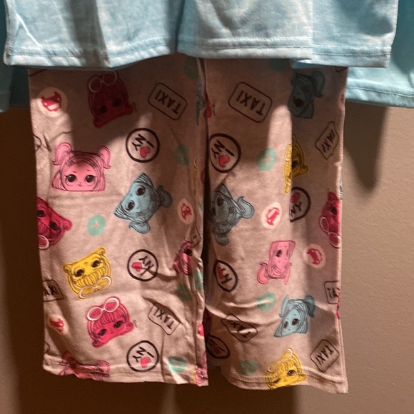 BRAND NEW GIRLS 2 PIECE PAJAMA SET SIZE 10! NWT. SMOKE FREE HOME! - Picture 4 of 5